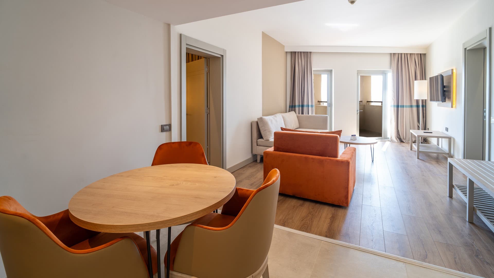 Deluxe Family Room separate lounge and kitchenette